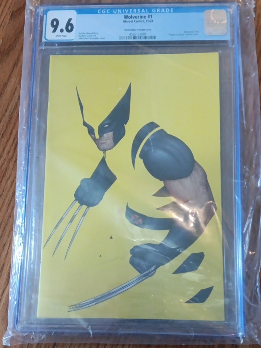 Marvel Wolvrine Comic No 1 Negative Space 9.6 Cgc